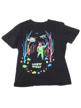 MEOW WOLF Collective Under Water Ocean Aquatic Youth T-Shirt Tee size Medium 016